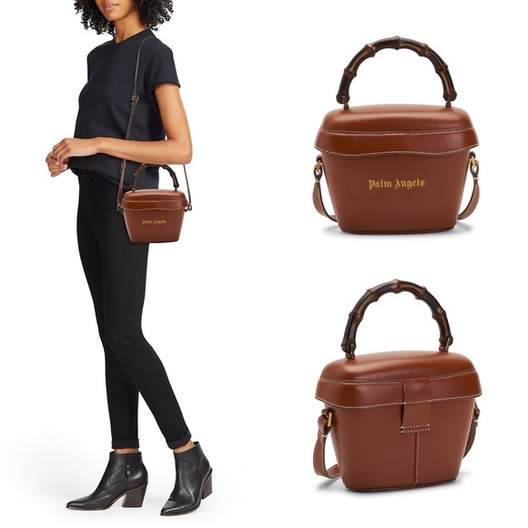 Palm Angels Handbags - 🔥🔥 Palm Angels Padlock Bamboo-Handle Bag